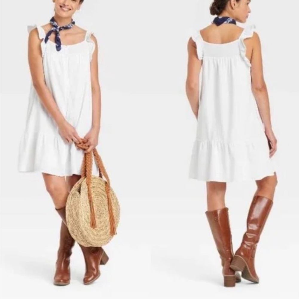 NWT Universal Thread Women's Flutter Sleeveless S… - image 1